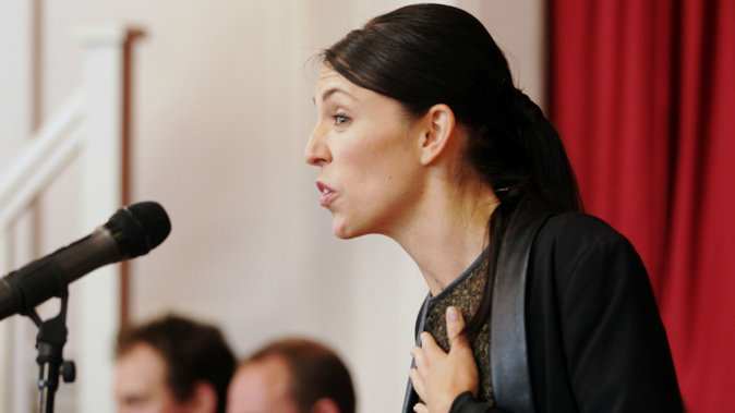 Prime Minister Jacinda Ardern focused on initiatives to boost productivity, including the R&D tax credit, the Future of Work Forum and skills and training initiatives. (Photo / NZ Herald) 