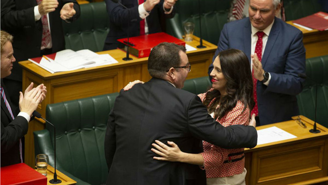 Grant Robertson and Jacinda Ardern have delivered a budget that is not crazy - for once. (Photo / NZ Herald)