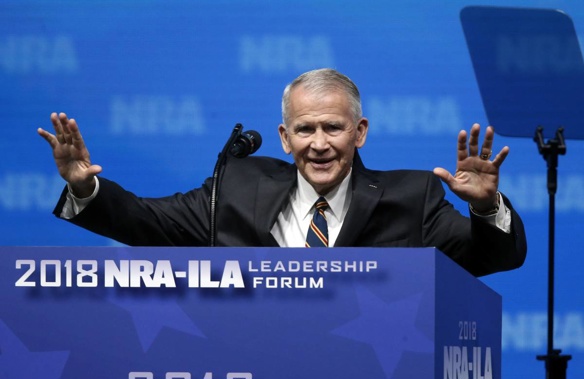 National Rifle Association president Oliver North. (Photo/ Supplied)