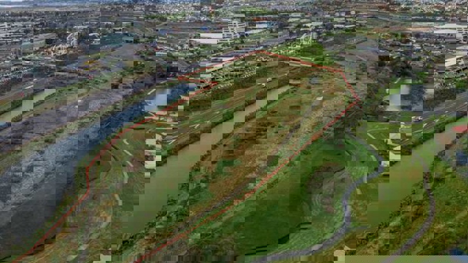 The empty site in Manukau will be developed into a residential neighbourhood of up to 300 new homes during the next five years. (Photo / NZ Herald)