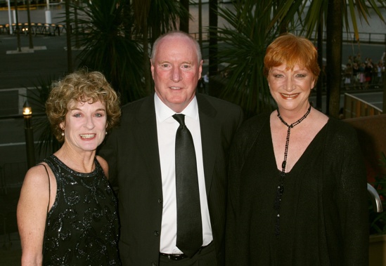 (L-R) Actors Judy Nunn, Ray Meagher and Cornelia Frances (Photo / Getty Images)