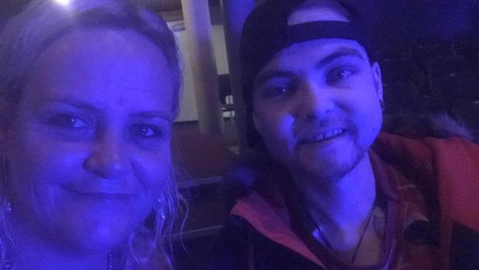 Debbie Hotene, left, with her son Rikki. She is devastated by his death and angry with P&O Cruises. (Photo / Supplied)