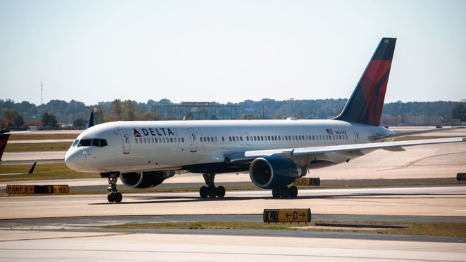 A Delta Air Lines plane prepares for takeoff at Hartsfield-Jackson Atlanta International Airport. Photo / 123RF