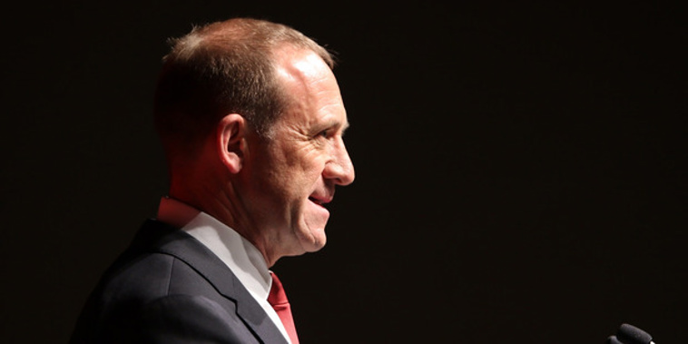 Andrew Little says he doesn't believe that New Zealand First will vote to oppose the three strikes legislation in its caucus today. (Photo / New Zealand Herald)
