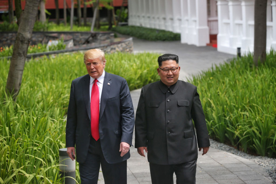 Donald Trump and Kim Jong-Un. (Photo / Getty)