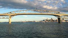 The $44M water quality improvement project will see diluted sewage pumped into the Waitemata, near the Auckland Harbour Bridge.(Photo / Edward Swift)
