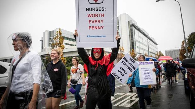 The vote is a response to a third pay offer from DHBs. Photo / Greg Bowker