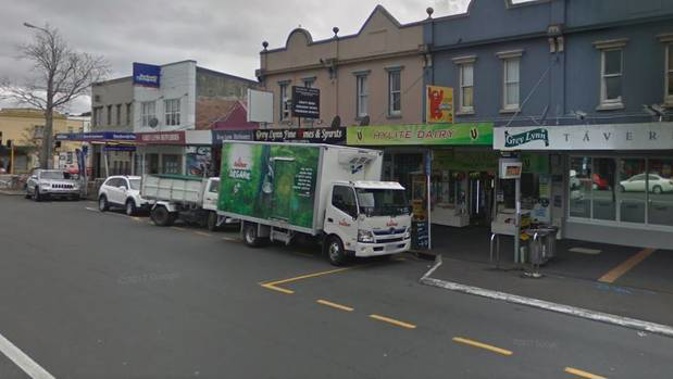 Two people were stabbed in Grey Lynn's Hylite dairy with one in critical condition. (Photo: Google)