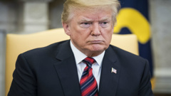 US President Donald Trump pointed to Europe, which he said had become a "migrant camp," and said that would not happen to the US under his leadership. (Photo: Getty Image)