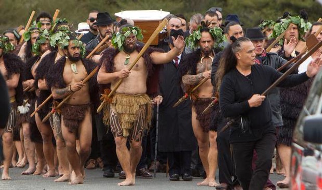More than 500 people were at the funeral. Photo/Ben Fraser