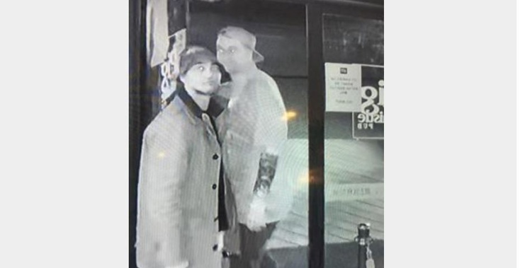 Queenstown Police are asking for assistance to identify the two men pictured in relation to an assault early on Thursday 21 June. (Photo / Supplied)