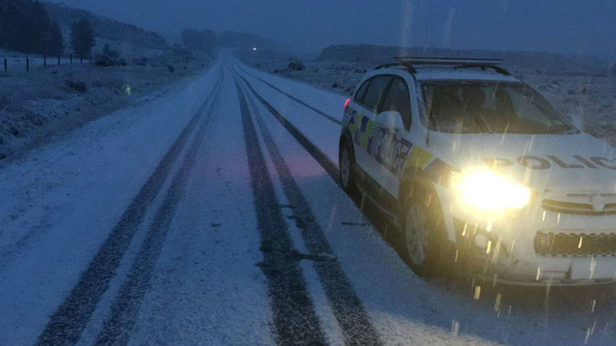 Driving conditions will be hazardous with ice expected on the roads. (Photo / NZ Herald)