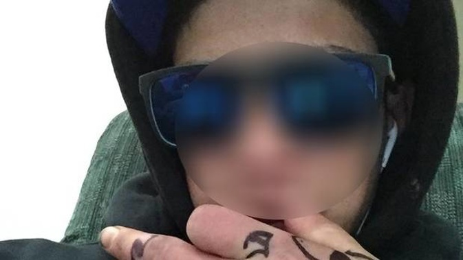 This person allegedly broke into Kurt Smith's house in Hawera and stole an iPod, took some selfies, which were uploaded to Smith's iCloud account. Photo / supplied