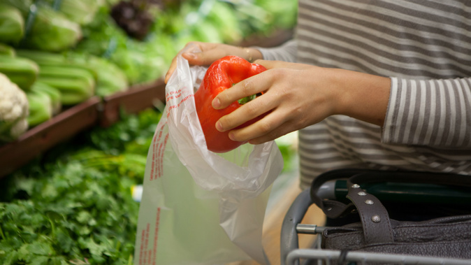 "You can still get your groceries in plastic bags, you’re just now paying them for them!" Photo / Getty Images