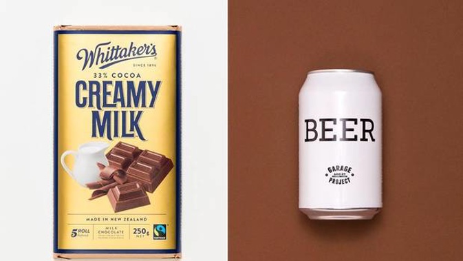 Whittaker's and Garage Project have teamed up to create Chocolate Beer. (Photo / Facebook)