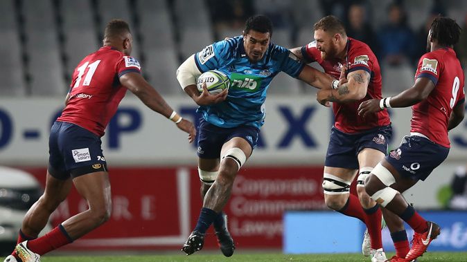 Jerome Kaino's final Blues game at Eden Park was a success. (Photo / Getty)