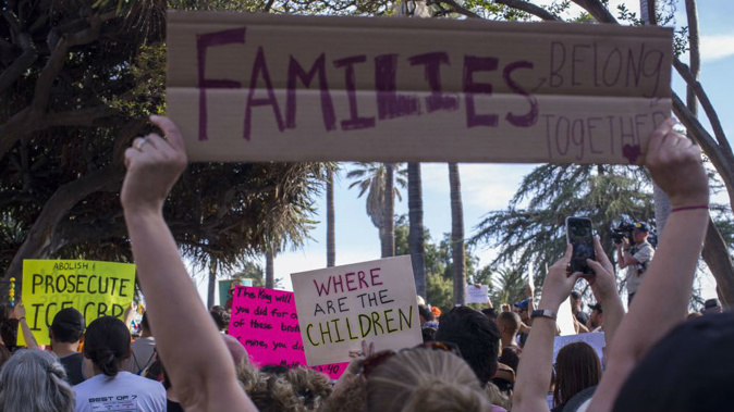 A federal judge has ordered that families separated at the border be reunited within 30 days. Photo / AP