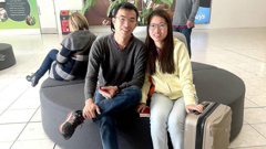 TRANSIT: Wei Kit Ng and Sherly Lee only spent a few hours in Christchurch before leaving for Mt Cook.