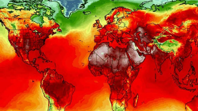Numerous locations in the Northern Hemisphere have witnessed their hottest weather ever recorded over the past week. (Graphic: Washington Post)