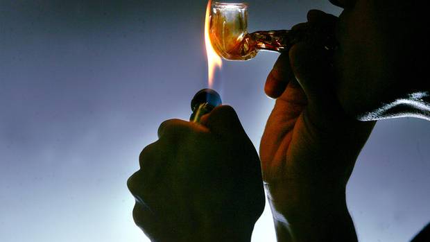 A meth drug pipe with lighter. Photo / Supplied.