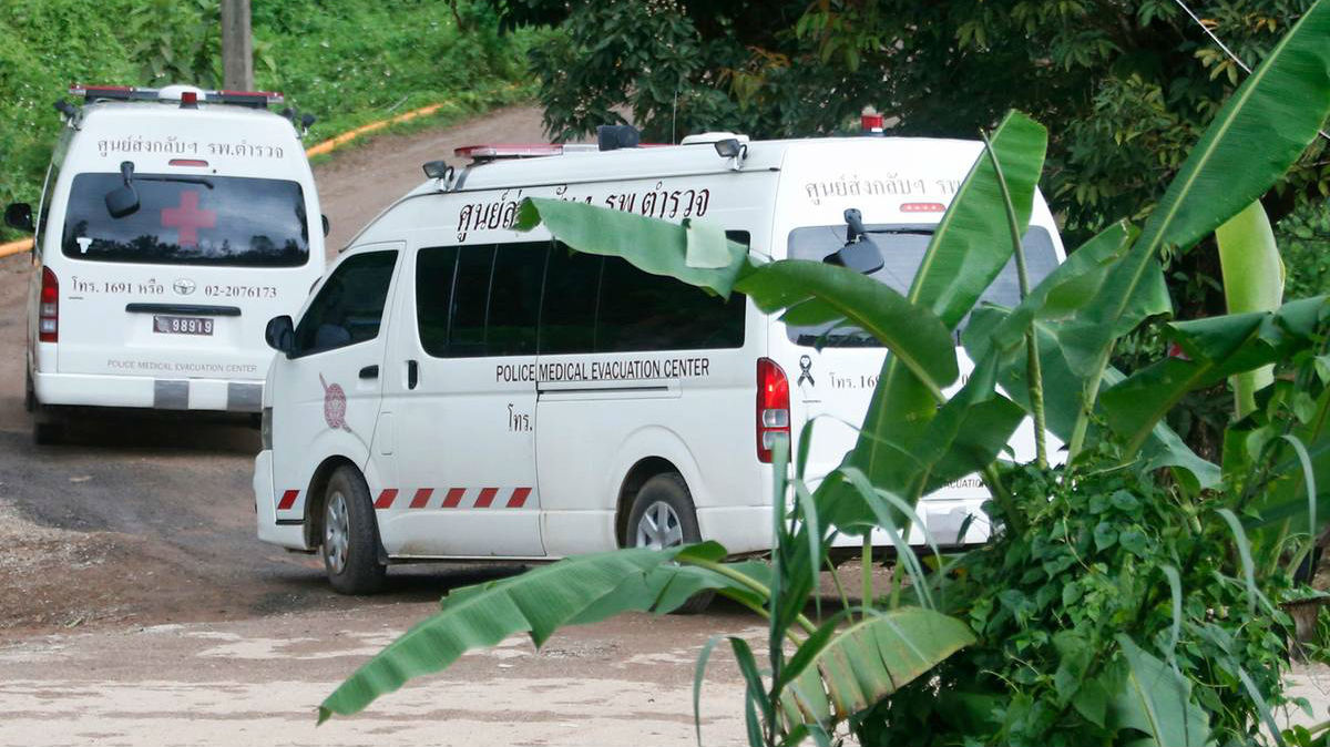 The second operation is reportedly underway, with a number of ambulances in the area. (Photo / AP)