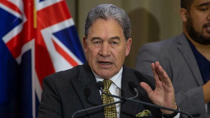 Acting PM Winston Peters addressed the concerns at his post-cabinet press conference today. (Photo / NZ Herald)