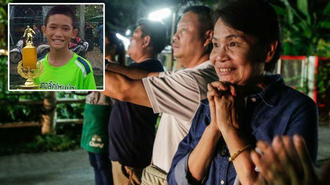 Local officials refused to confirm the identities of those who had been saved, and their parents have not been informed of who is out. The families have agreed to remain at the cave until all of the boys and the coach are saved. Photo \ AP