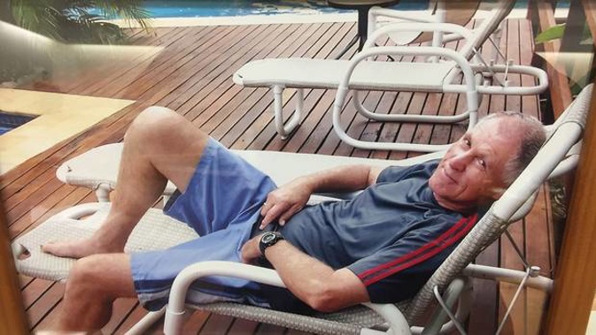 Spectator Bruce Honore was a loving family man who was cheering on his grandson when he was hit and killed by an airborne motorbike. Photo / Supplied