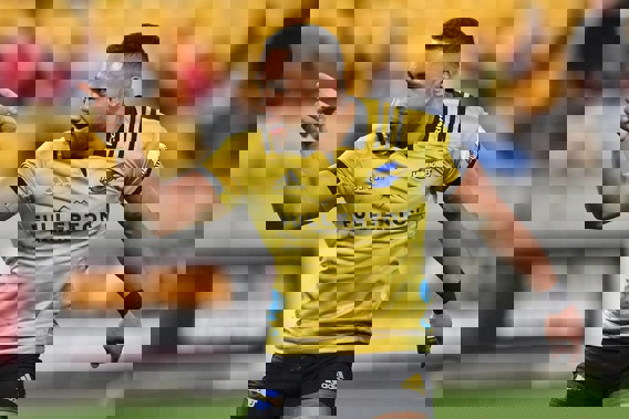 Ngani Laumape has been in strong form for the Hurricanes this season.