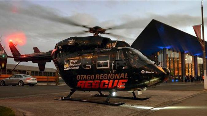 The Otago Regional Rescue Helicopter has been dispatched after reports of a man trapped in a silo.