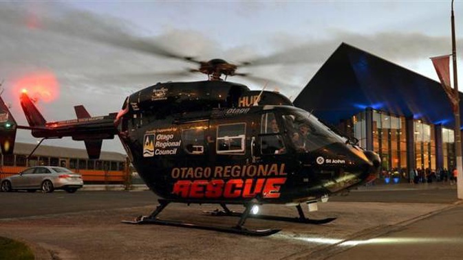 The Otago Regional Rescue Helicopter has been dispatched after reports of a man trapped in a silo.
