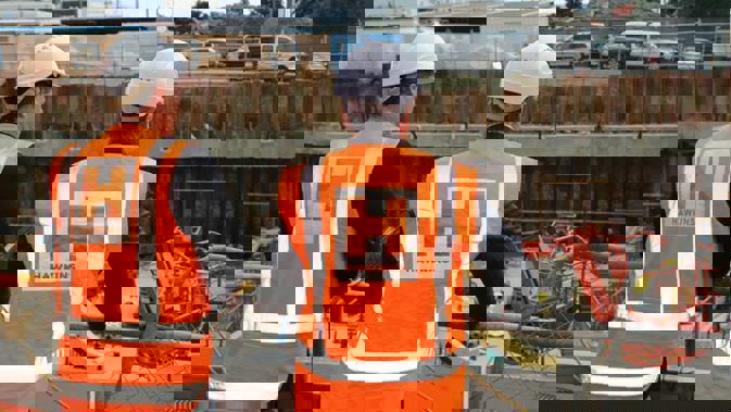 About 1000 subcontractors are owed money by the construction company. Photo/File.