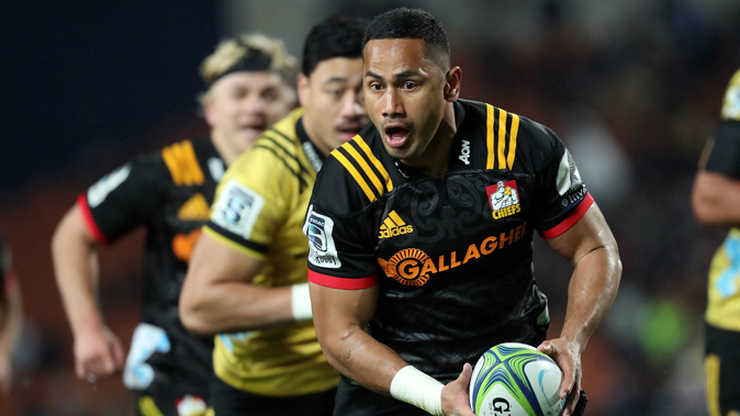 The Chiefs' Toni Pulu during the match against the Hurricanes. (Photo / Getty)