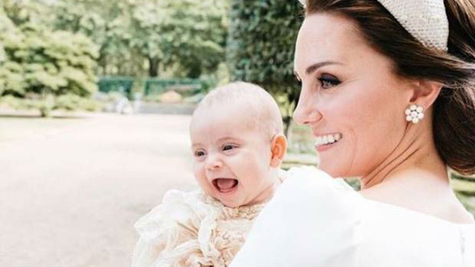 Little Prince Louis with his mother, Catherine the Duchess of Cambridge. Photo / Matt Porteous, Kensington Palace