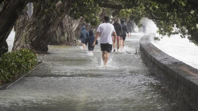 Two thirds of Kiwis live in areas that are vulnerable to flooding, and an estimated $200 billion of public assets and infrastructure is at risk from rising seas. Photo / File
