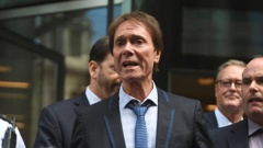 Singer Cliff Richard speaks to the media after winning his High Court privacy battle against the BBC. (Photo / AP)