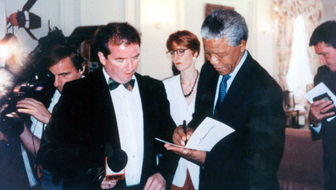 I had the privilege of meeting Nelson Mandela in 1991 and several other times over the years. (Photo / Supplied)