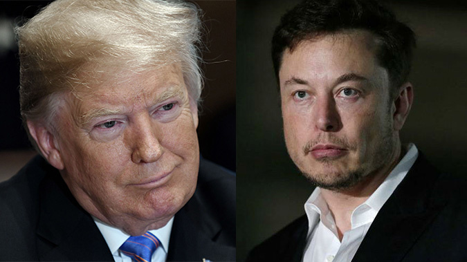 Donald Trump and Elon Musk have both had it rough this weke. (Photo / Getty)