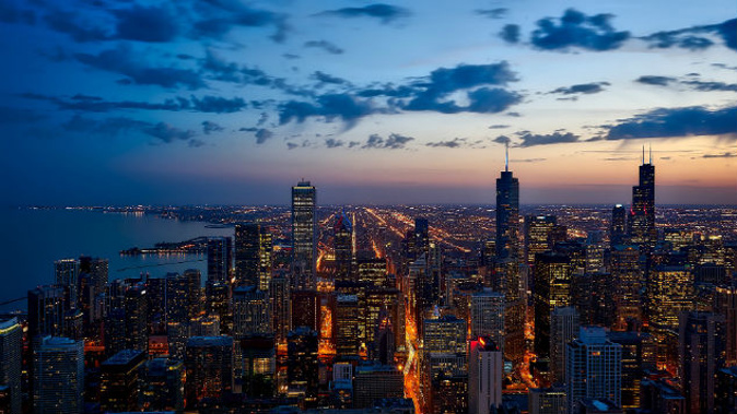 Chicago city at night. (Photo: Mike Yardley)