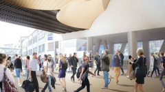 An artist's impression of the Mercury Lane entrance to the CRL station on Karangahape Rd. (Photo: NZ Herald)