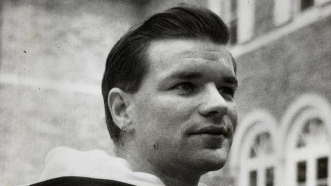 Father Michael Paul Shirres as a young priest in 1954. Photo / Supplied