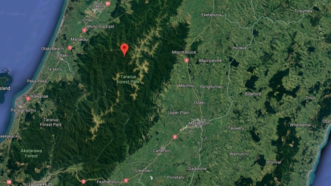The 19-year-old tourist was stuck in bad weather in the Tararua Crossing.