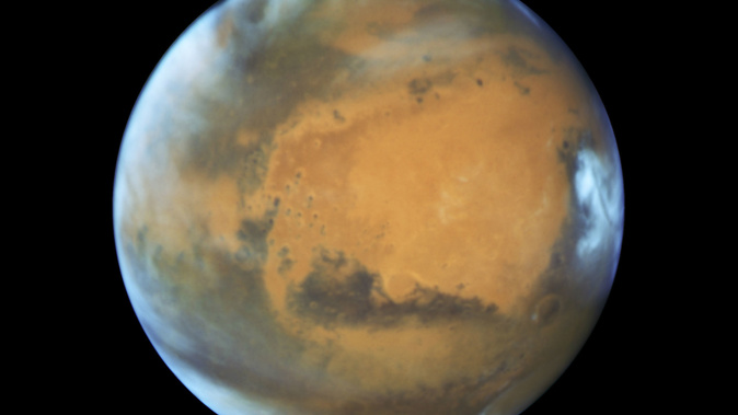 Scientists have made the assumption based on observations of the red planet. (Photo / AP)