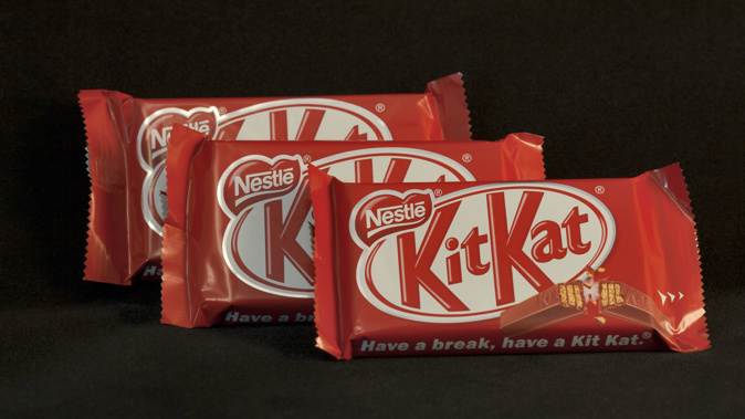 KitKat's shape is apparently not distinctive enough. (Photo / Getty)