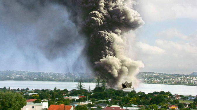Aucklanders have a limited window to escape any potential eruption. (Photo / NZ Herald)