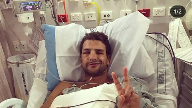 Ironman Terenzo Bozzone was seriously injured after being hit by a truck while cycling near Auckland this month. (Photo / Supplied)
