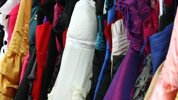 Ball dresses will remain on racks tonight for Napier Girls' High School students.