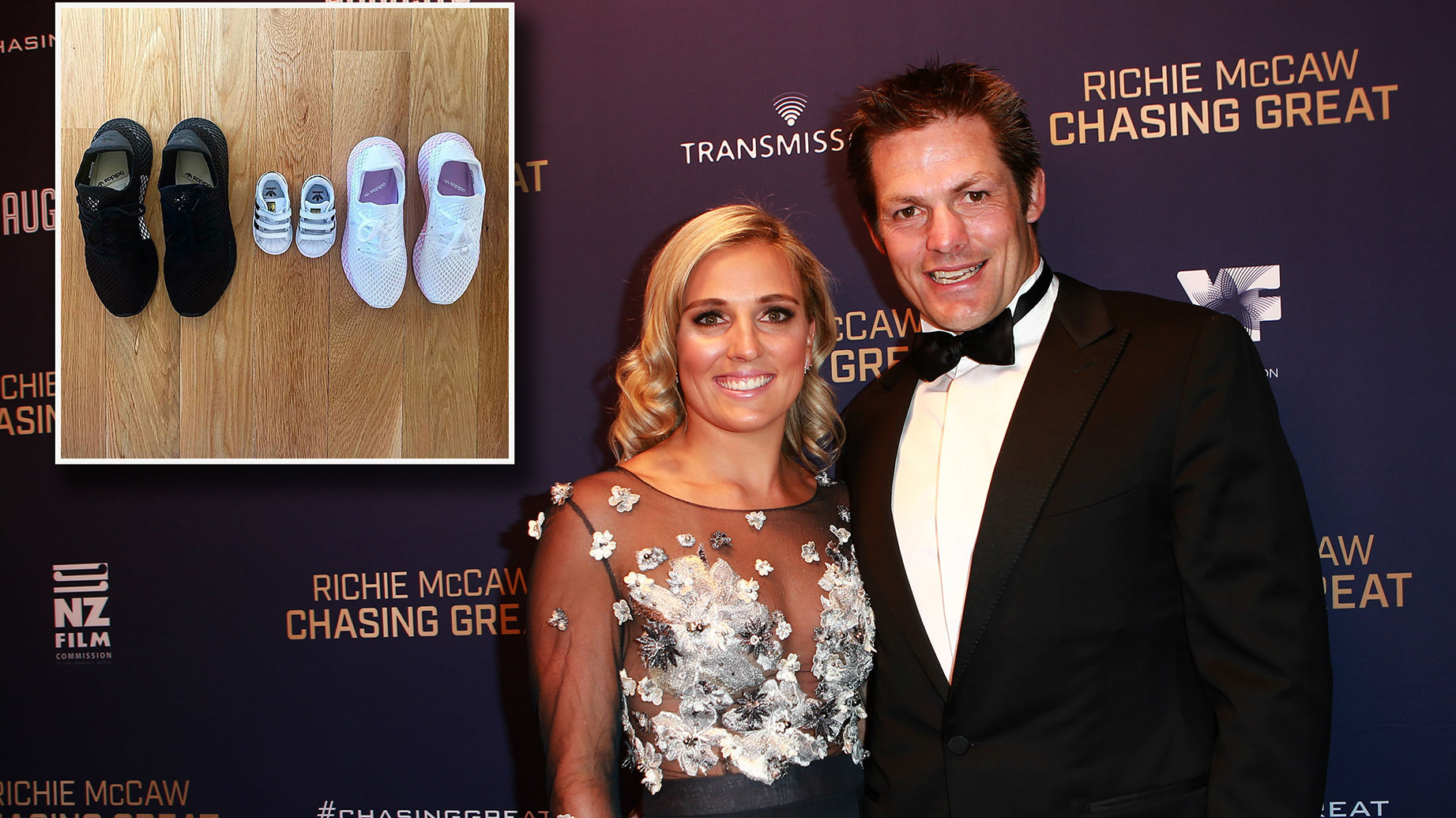 Richie McCaw and Gemma Flynn announced they are expecting a baby on Instagram.