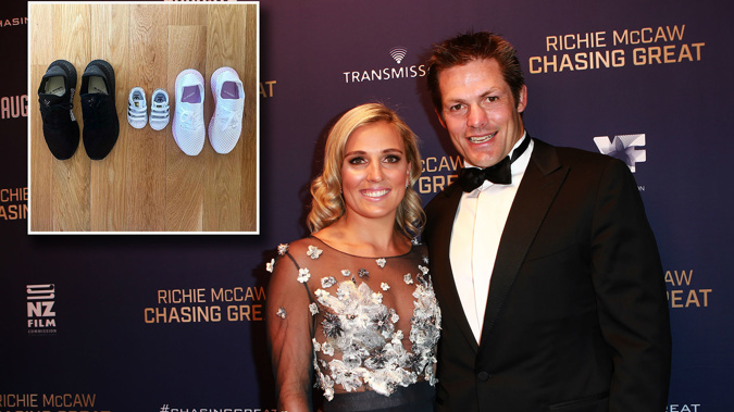 The couple announced their pregnancy on social media last night. (Photo / Instagram)
