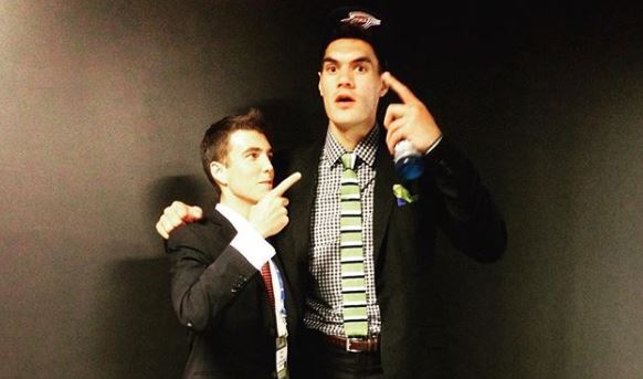 Jack met Steven Adams several times while working in America. (Photo / Instagram)